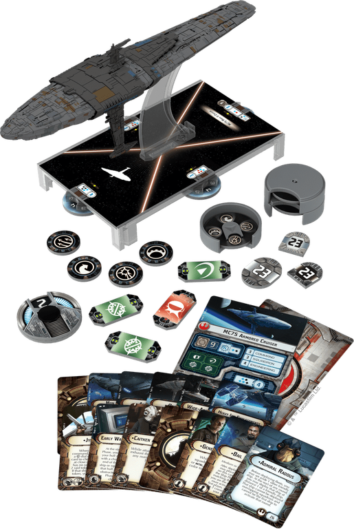 Fantasy Flight Games FFGD4325 Star Wars: Armada-Profundity Expansion Pack German Tabletop Game komponenten