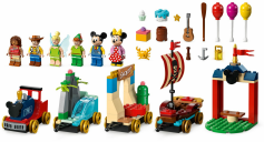 LEGO® Disney Disney Celebration Train components
