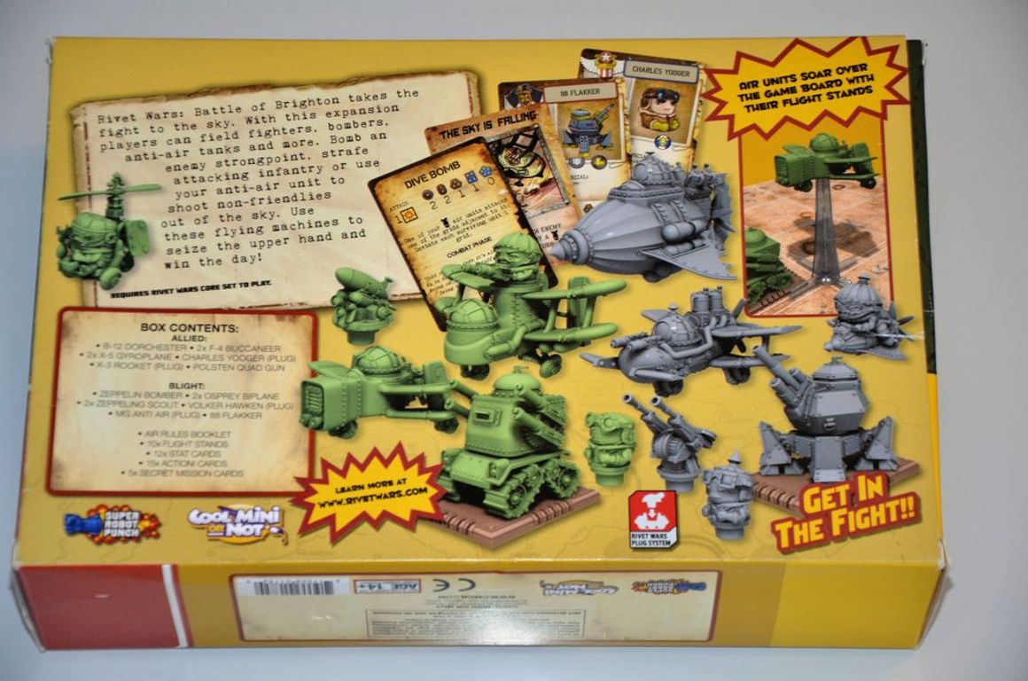 Rivet Wars: Battle of Brighton back of the box