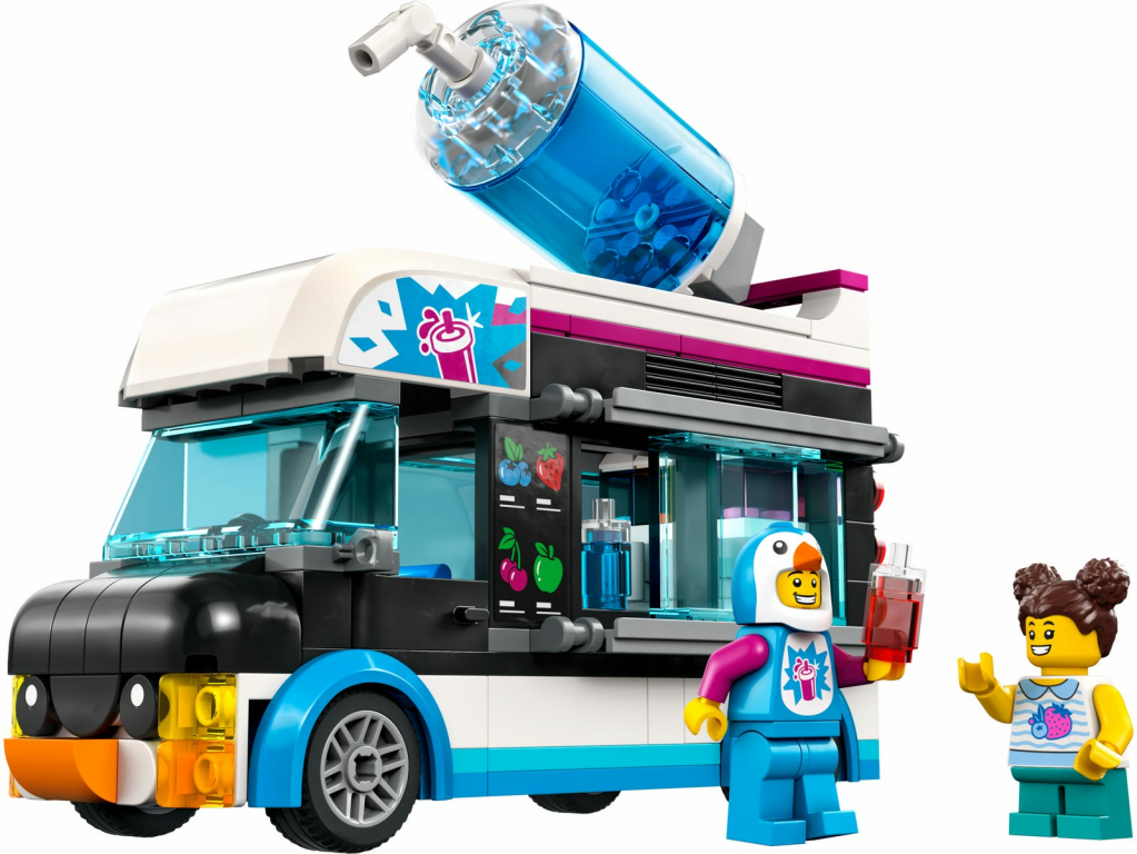 LEGO® City Le camion à granités du pingouin composants