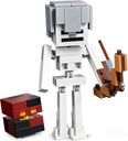 LEGO® Minecraft BigFig: Esqueleto con Cubo de Magma partes