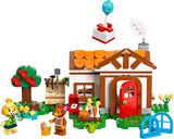 LEGO® Animal Crossing Isabelle's House Visit components