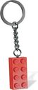 LEGO® Red Brick Key Chain components