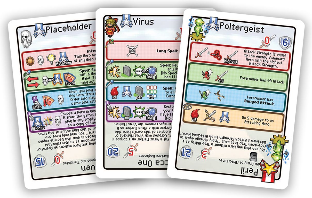 Pixel Tactics 5 cartes