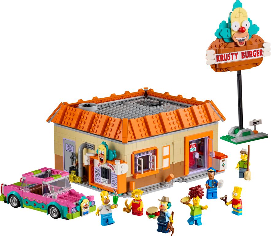 LEGO® Icons The Simpsons: Krusty Burger componenti