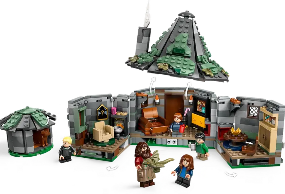 LEGO® Harry Potter™ La cabane de Hagrid: une visite inattendue intérieur