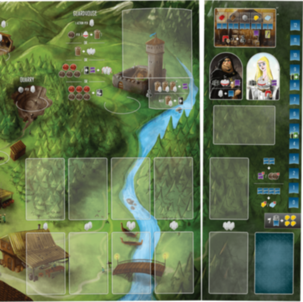 Architects of the West Kingdom: Works of Wonder game board