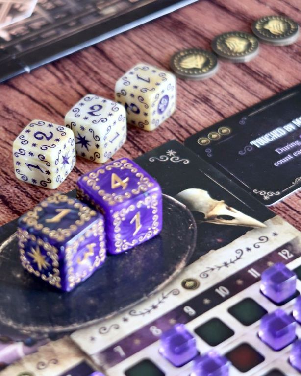 The Dark Quarter dice