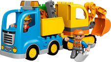 LEGO® DUPLO® Camion e scavatrice cingolata componenti