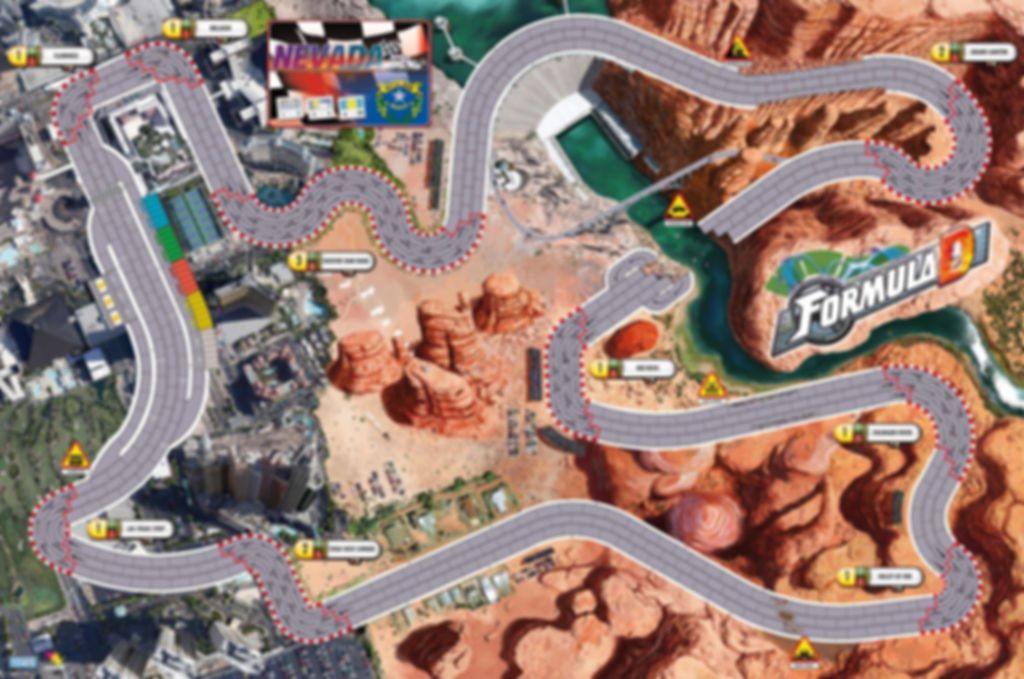 Formula D: Circuits 6 - Austin & Nevada Ride plateau de jeu