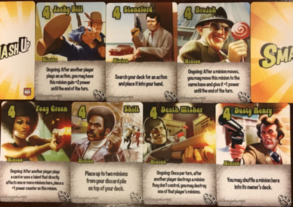 Smash Up: That '70s Expansion cards