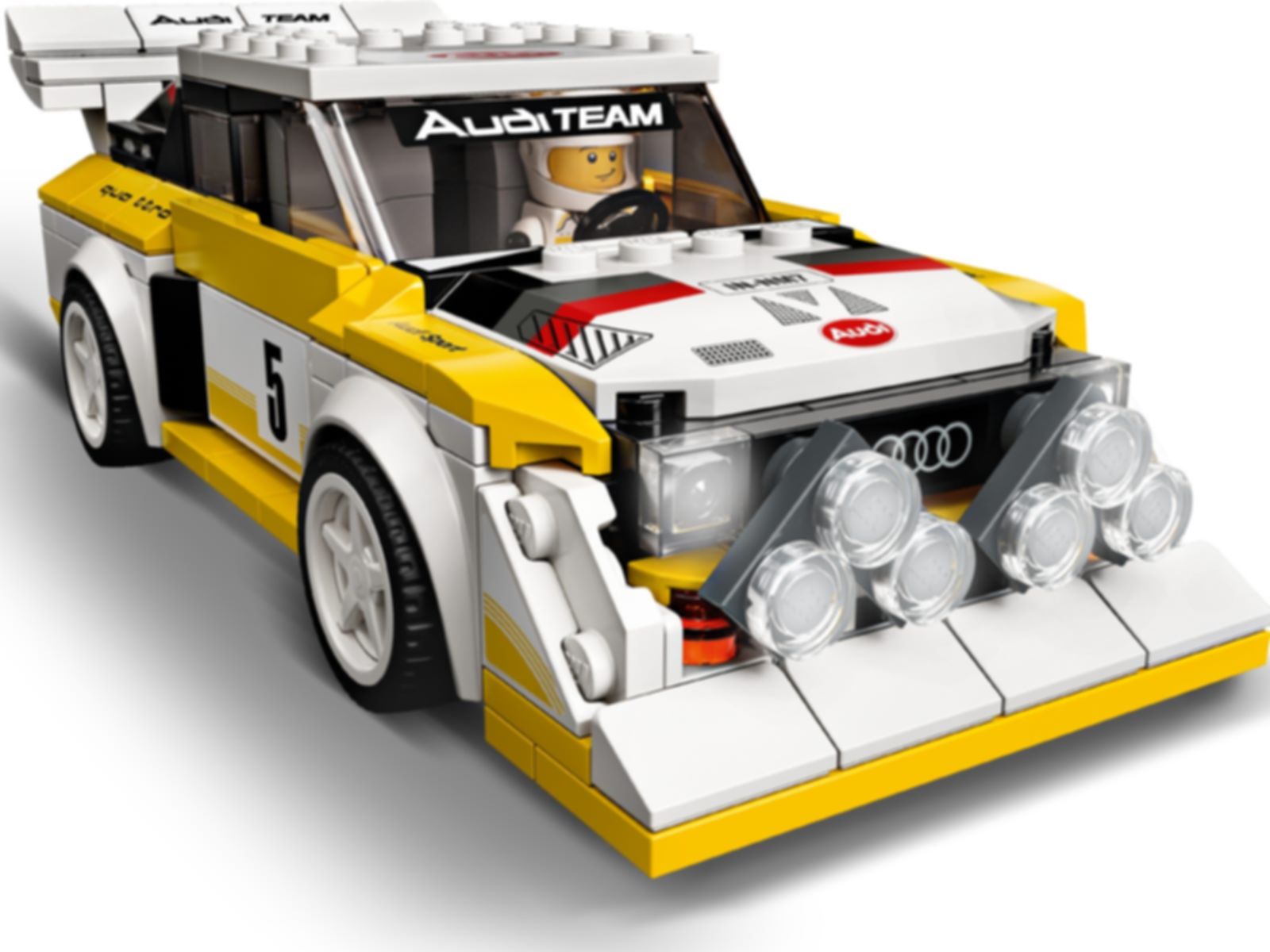 LEGO® Speed Champions 1985 Audi Sport quattro S1 komponenten