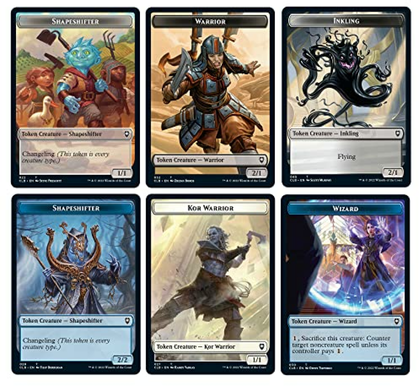 Magic The Gathering - Commander Legends: Battle for Baldur's Gate Commander Deck - Party Time cards