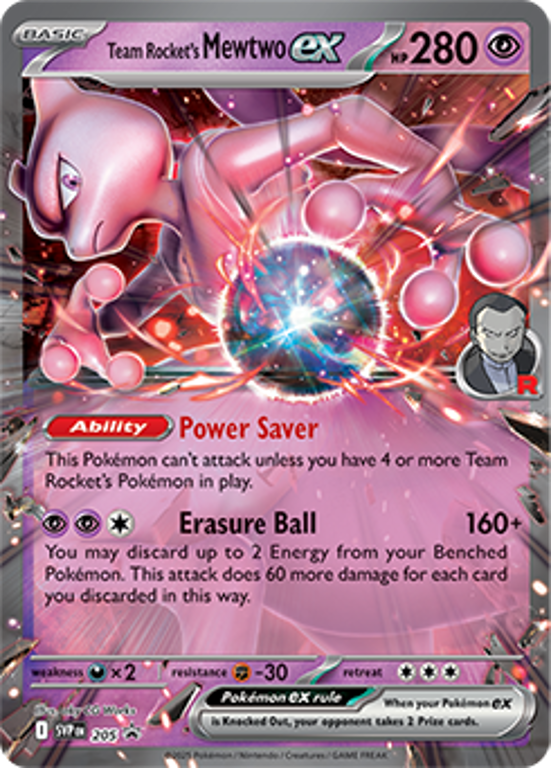 Pokémon TCG: Team Rocket’s Mewtwo ex Box card