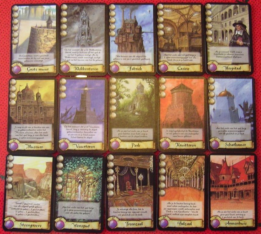 Citadels: The Dark City cards