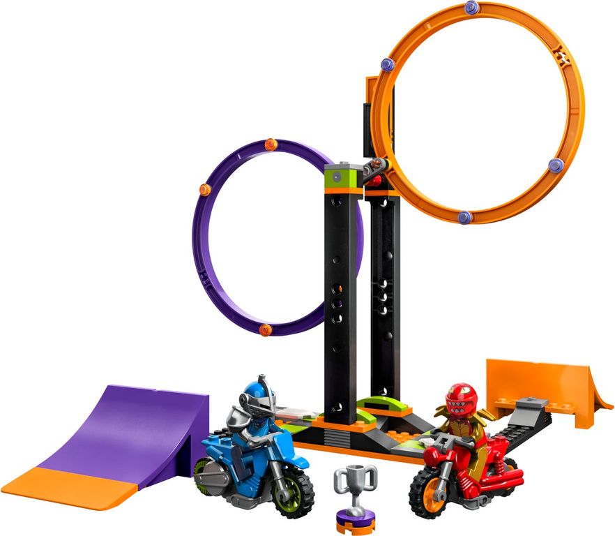 LEGO® City Spinning Stunt Challenge components