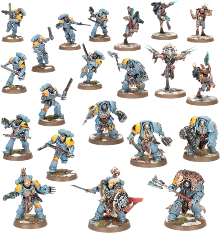 Warhammer 40.000 Combat Patrol: Space Wolves miniature