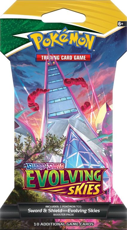 Pokémon Sword & Shield Evolving Skies Booster Pack box
