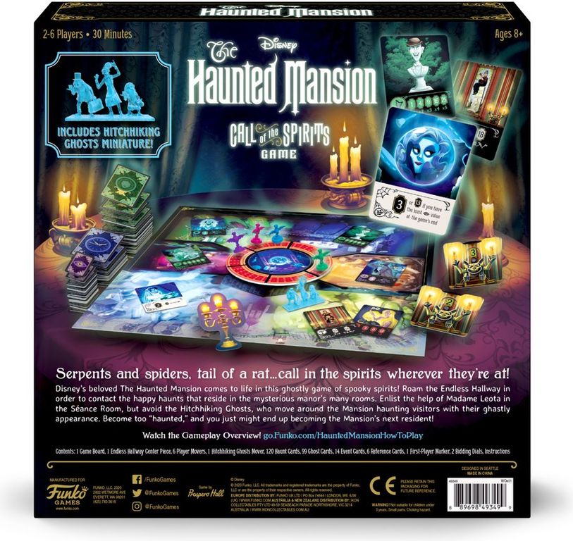 Disney: The Haunted Mansion – Call of the Spirits Game torna a scatola