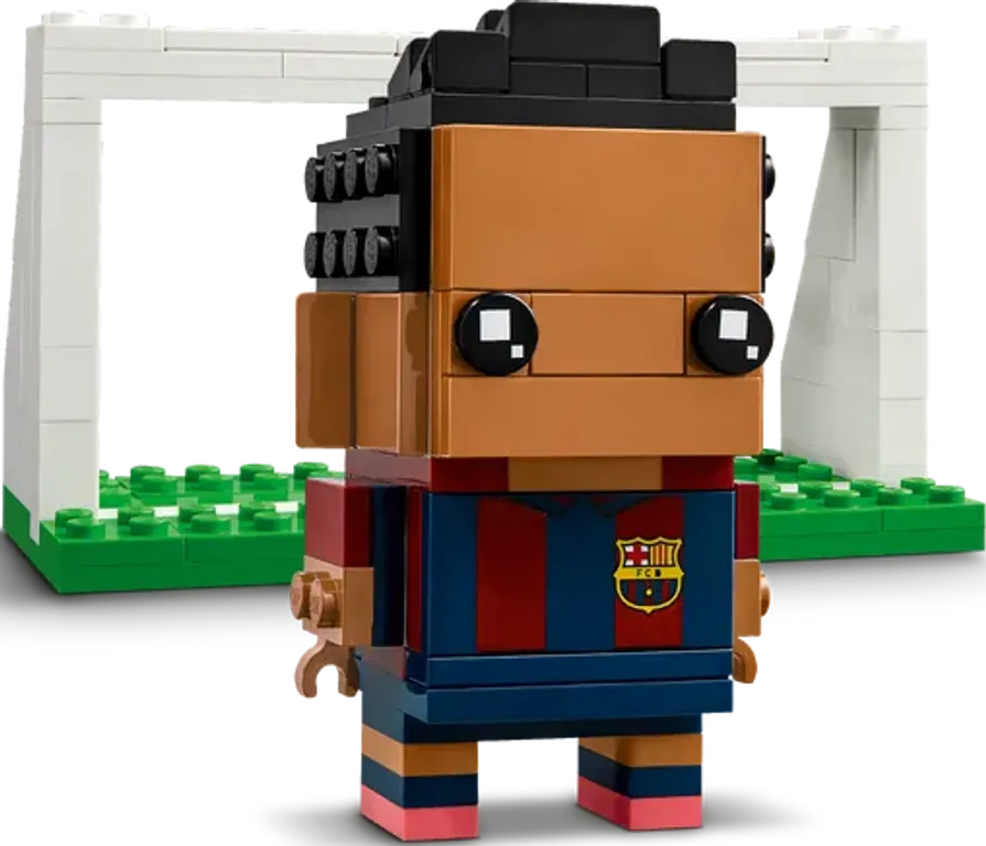 LEGO® BrickHeadz™ FC Barcelona Go Brick Me components