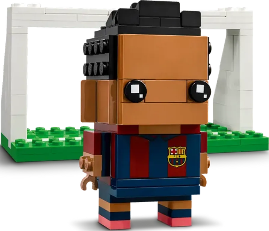 LEGO® BrickHeadz™ FC Barcelona Go Brick Me componenten