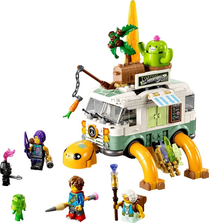 LEGO® DREAMZzz™ Il furgone tartaruga della Signora Castillo componenti