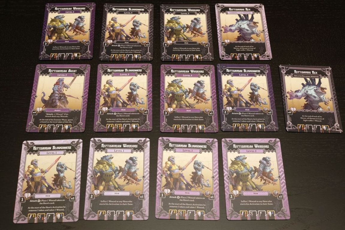 Massive Darkness Reptisauri expansión carte