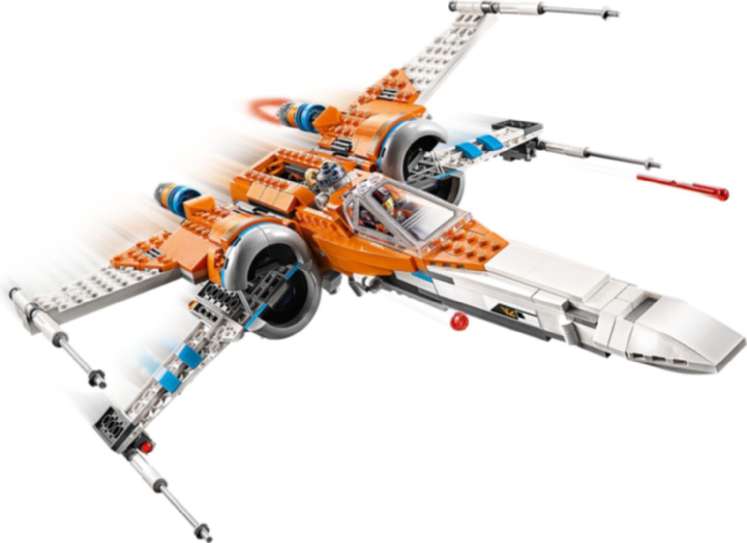 LEGO® Star Wars Le chasseur X-wing de Poe Dameron composants