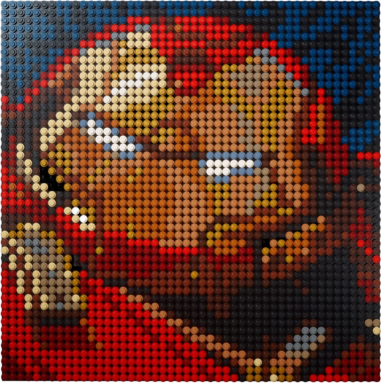 LEGO® Art Marvel Studios Iron Man - Kunstbild komponenten