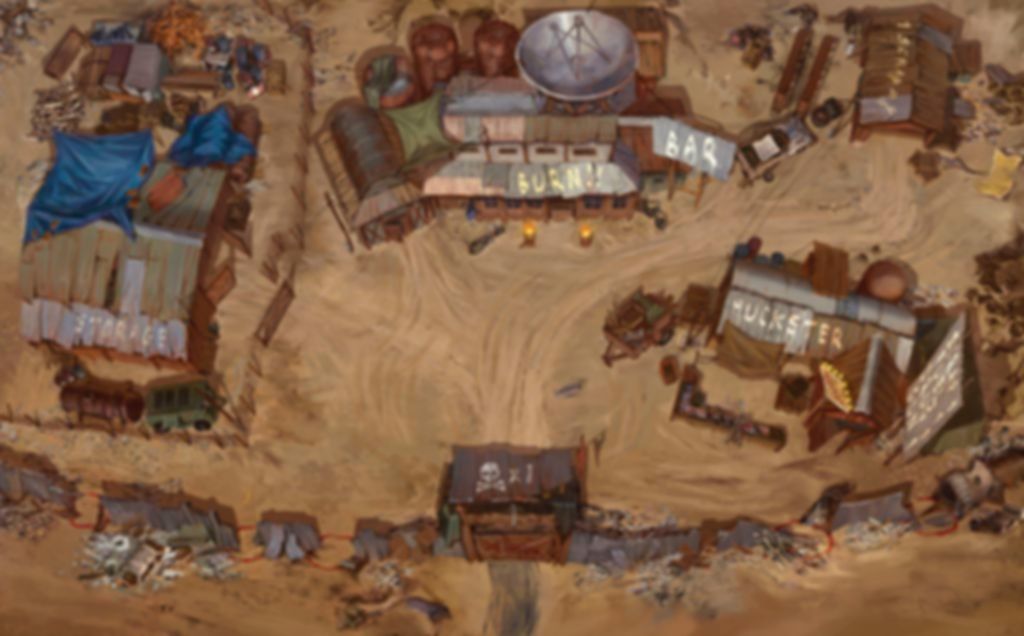 Badlands: Outpost of Humanity game board