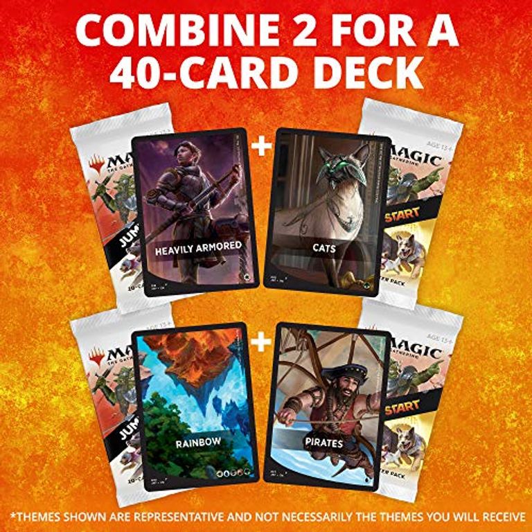 Magic: The Gathering Jumpstart Booster Box (24 Packs) cartes