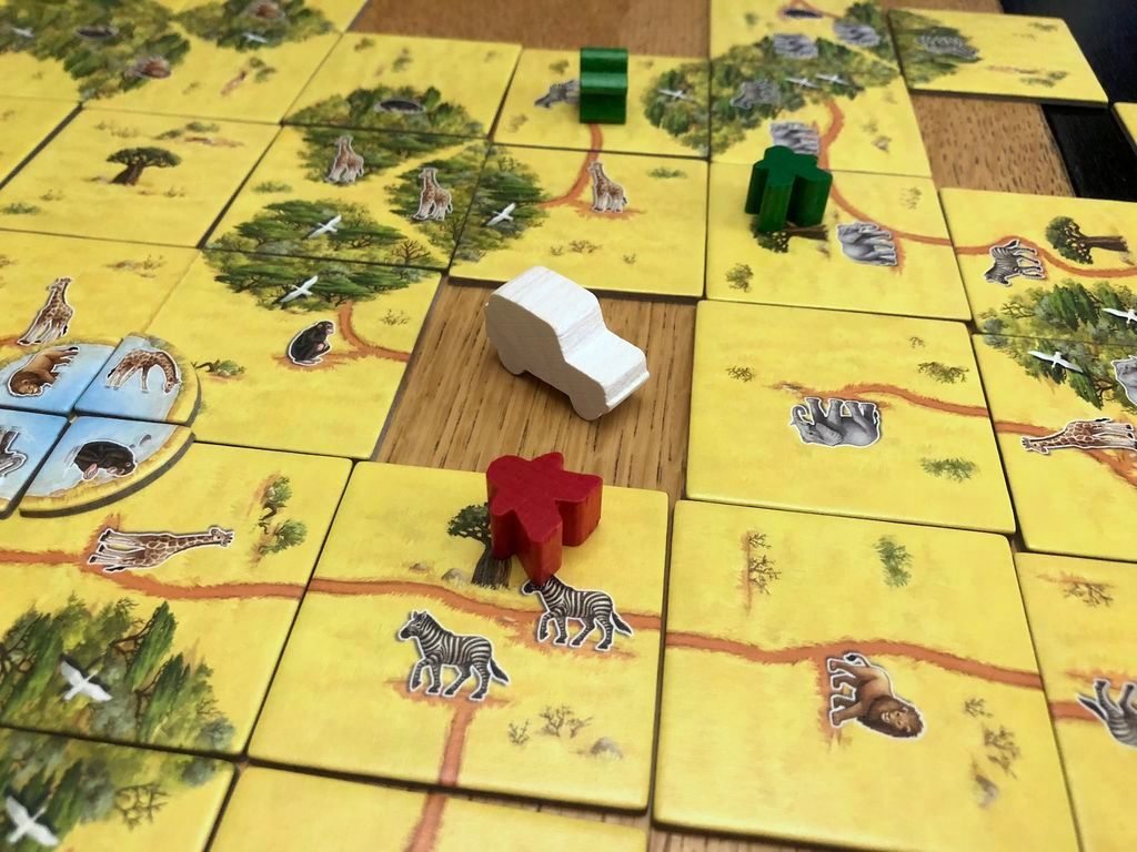 Carcassonne: Safari spielablauf