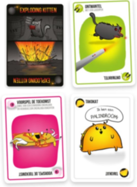 Exploding Kittens cards