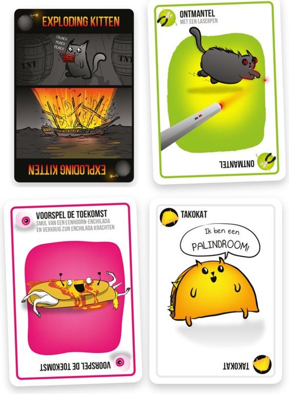 Exploding Kittens kaarten