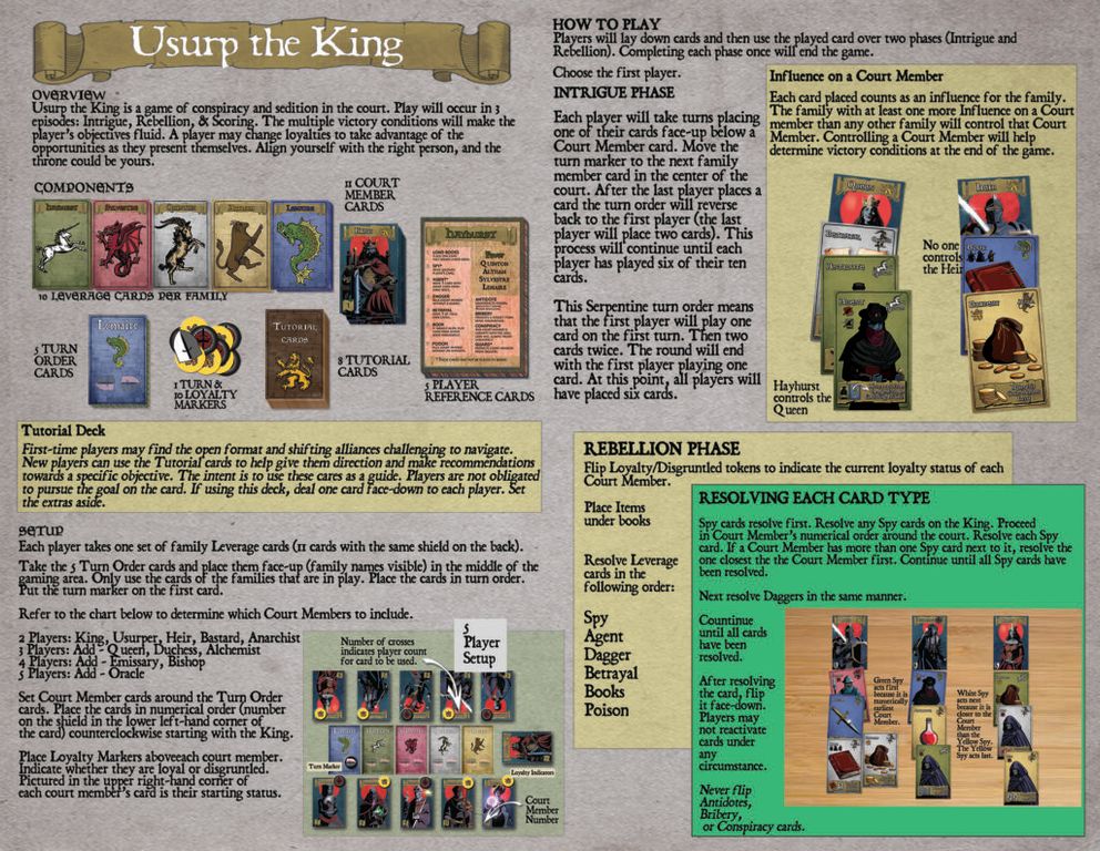 Usurp the King manuale