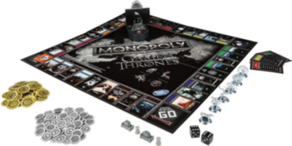 Monopoly: Game of Thrones components