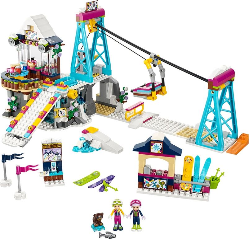 LEGO® Friends Lo ski lift del villaggio invernale componenti