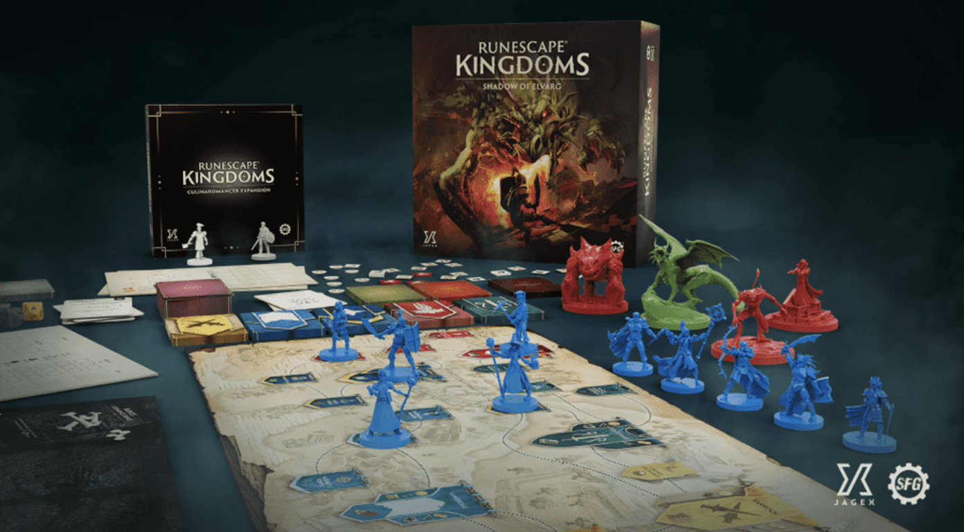 RuneScape Kingdoms: Shadow of Elvarg components