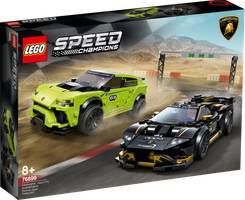 LEGO® Speed Champions Lamborghini Urus ST-X & Lamborghini Huracán Super Trofeo EVO