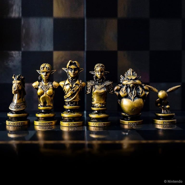 The Legend of Zelda Collector's Chess Set composants