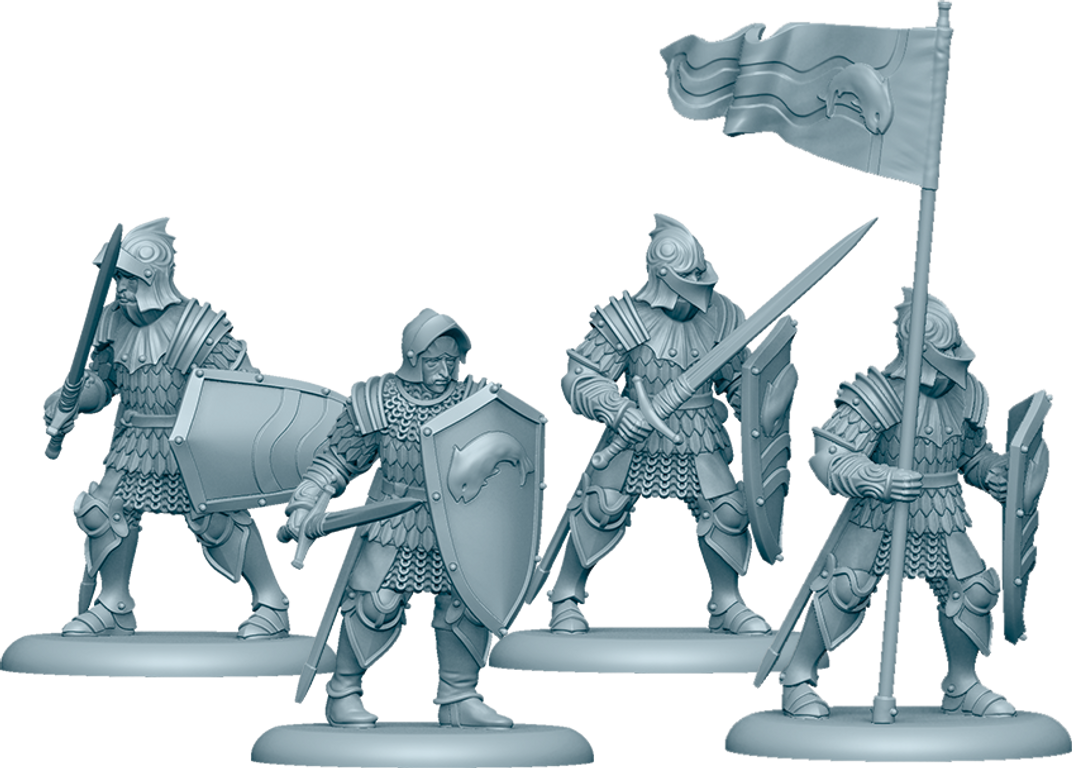 A Song of Ice & Fire: Tabletop Miniatures Game - Tully Sworn Shields miniaturen