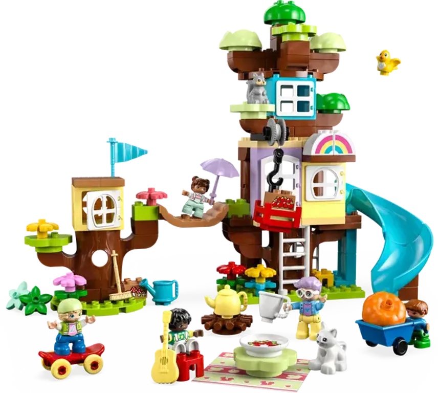 LEGO® DUPLO® La cabane dans l’arbre 3-en-1 composants