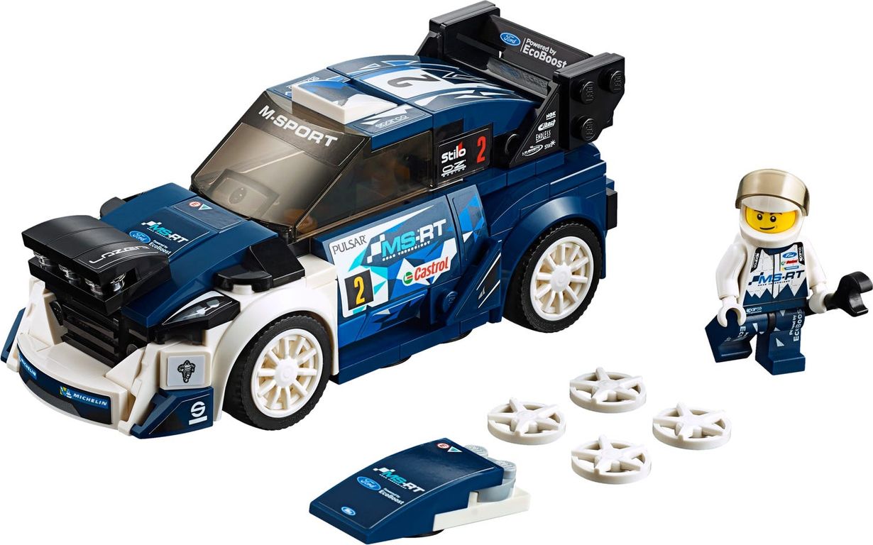 LEGO® Speed Champions Ford Fiesta M-Sport WRC components