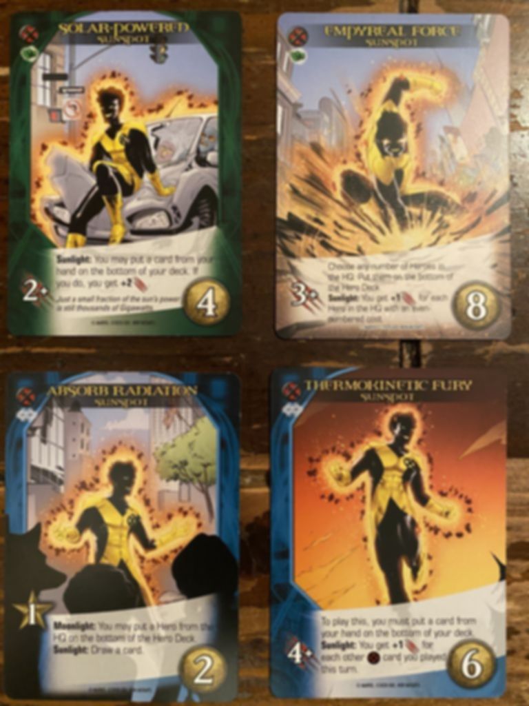 Legendary: A Marvel Deck Building Game – The New Mutants cartes