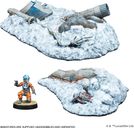 Star Wars: Legion – Crashed X-Wing Battlefield Expansion componenten