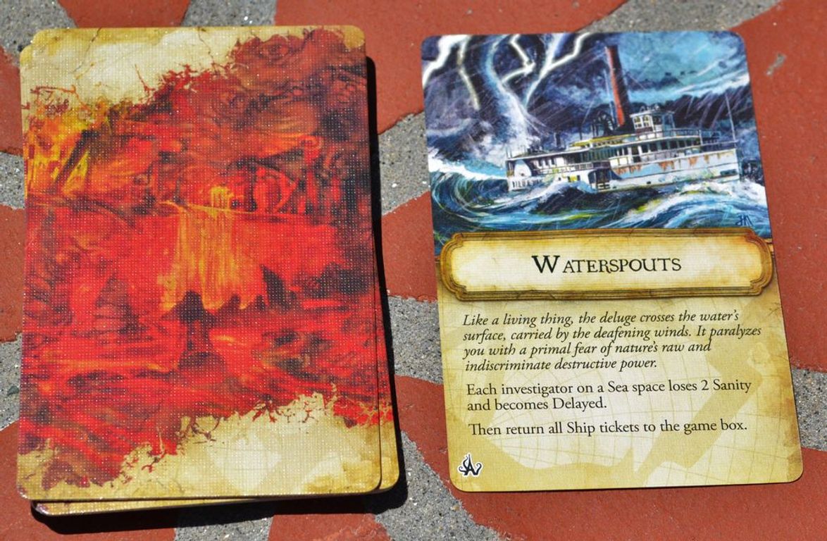 Eldritch Horror: Ciudades en Ruinas cartas