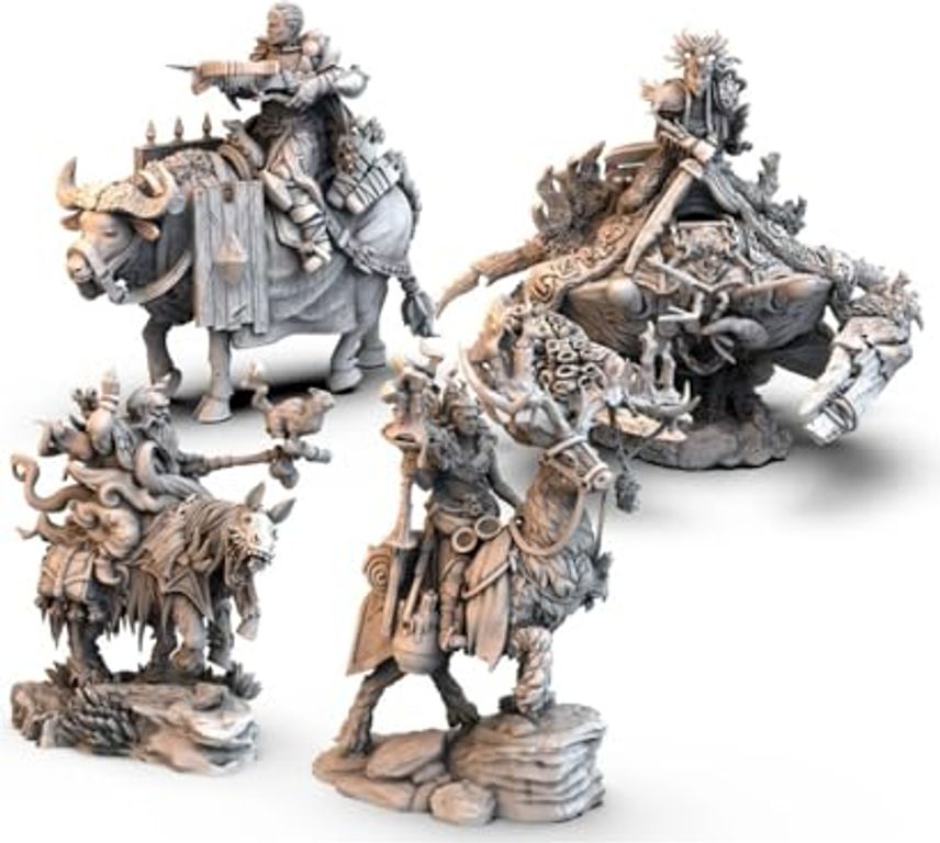 Trained Grail: Kings of Ruin – Mounted Heroes miniaturen