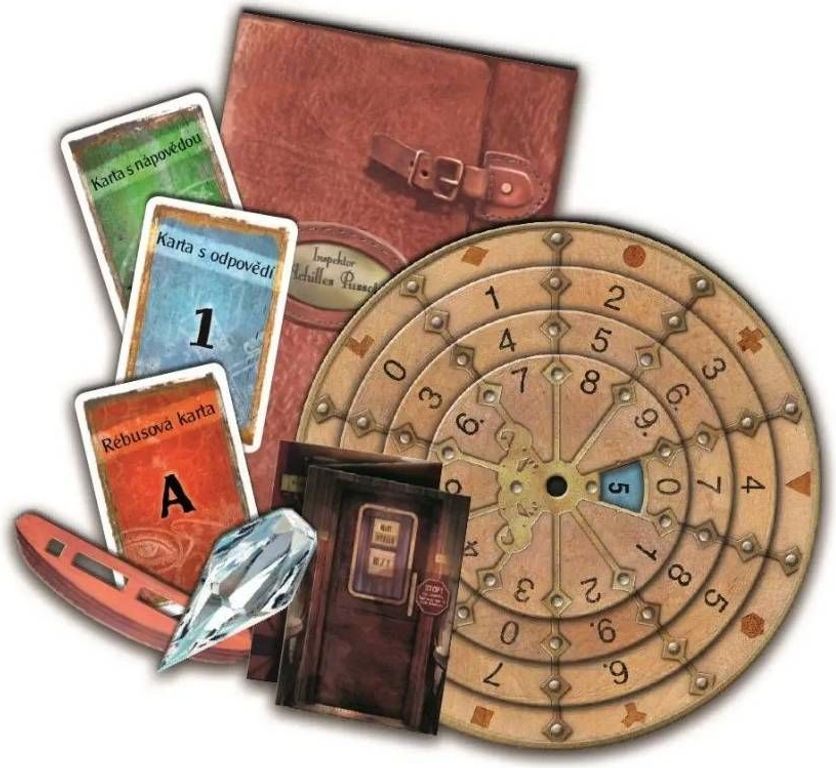 Exit: The Game - Dead Man on the Orient Express components