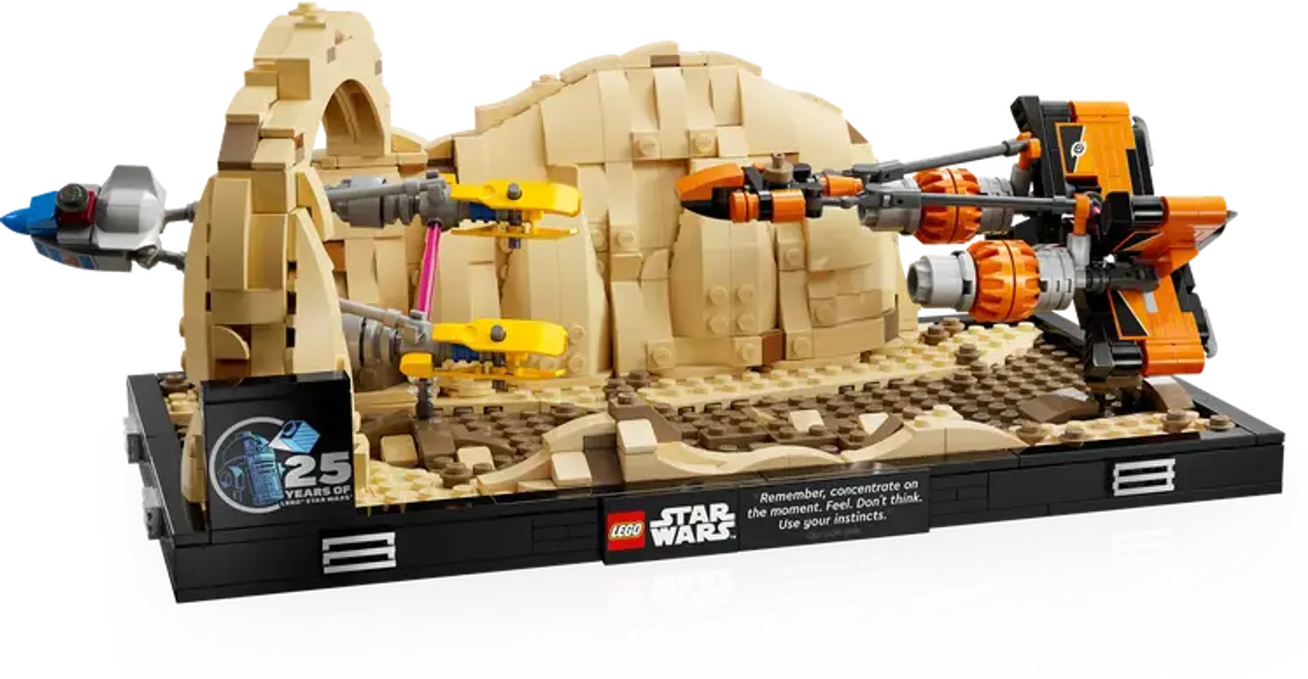 LEGO® Star Wars Diorama Gara degli sgusci su Mos Espa componenti