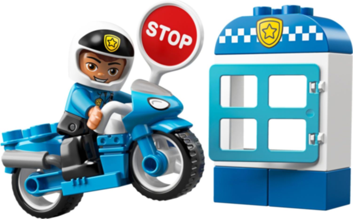 LEGO® DUPLO® Moto della Polizia componenti